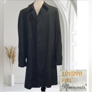London Fog Men's Dark Gray Trench Coat